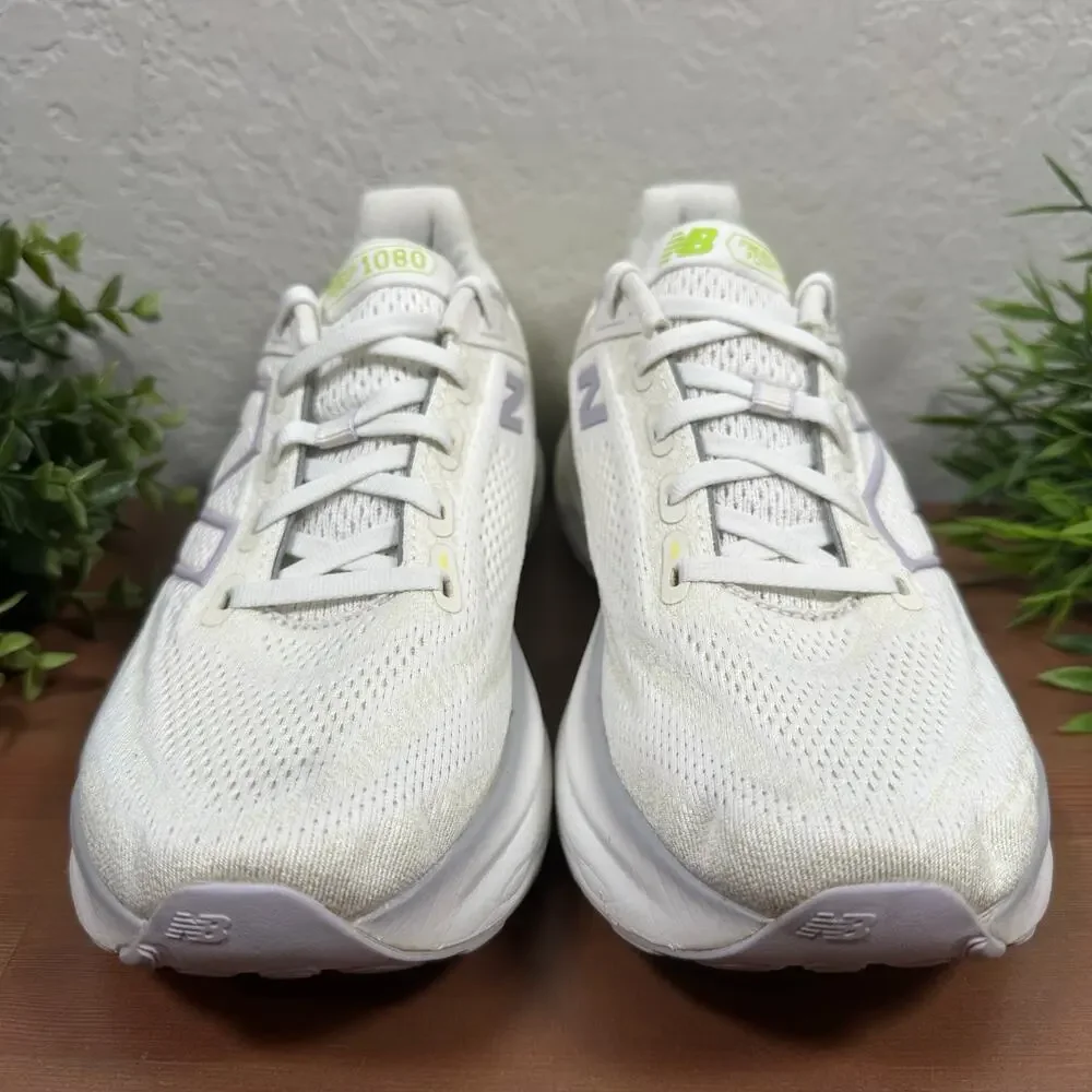 New Balance Fresh Foam X 1080v13 White Lime Leaf Women's Size 8